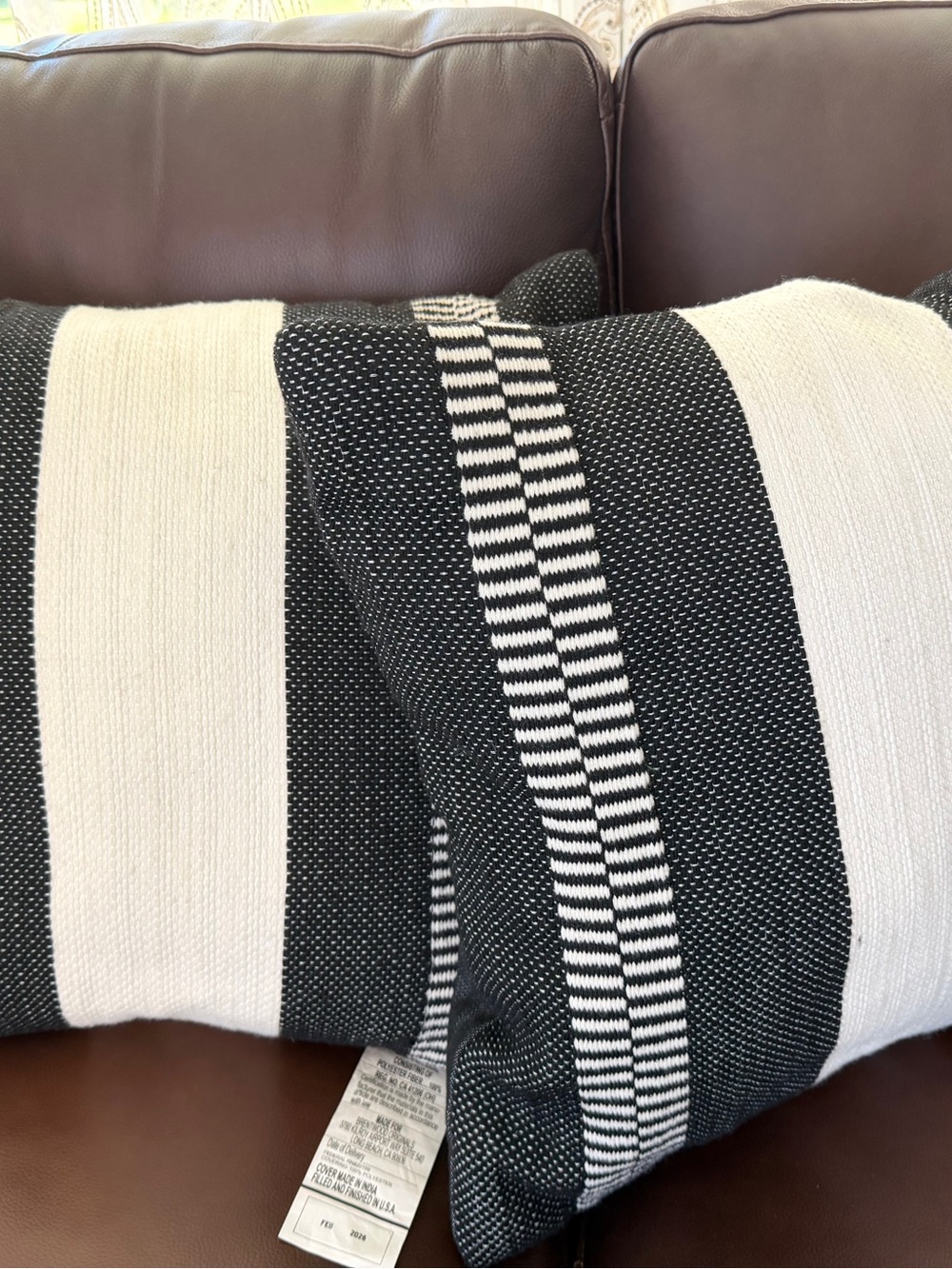 Brentwood Original 2-Pack Indoor/Outdoor Decorative Pillow
